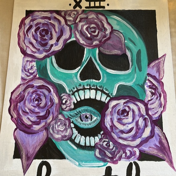 Tarot Card Death Painting - Picture 6 of 9